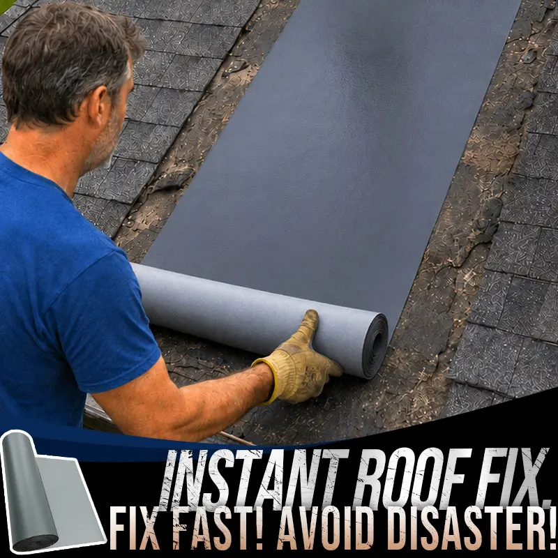 19.6IN x 16.4FT Wide Waterproof Tape - Heavy-Duty Self-Adhesive Sealant for Roof Repair, Pipe Leaks & Bathroom Sealing | All-Weather, UV-Resistant Leak Protection Impenetrable Barrier summervibes