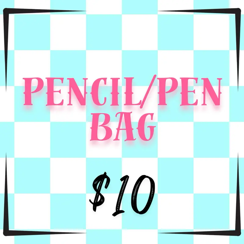 Coastal Creations Pencil/Pen Bag- $10