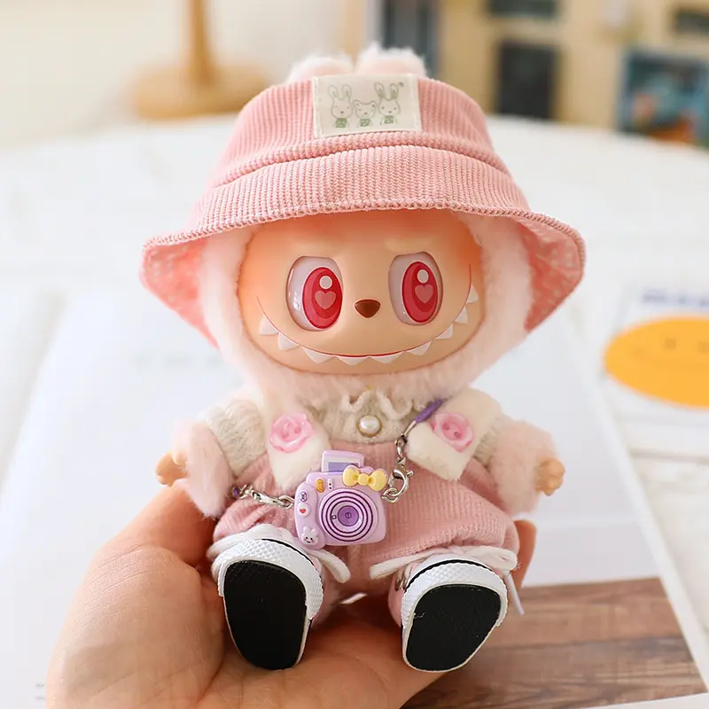 Süßes Labubu-Outfit Für 17cm Figuren – Stylische Verkleidung Zum Wechseln