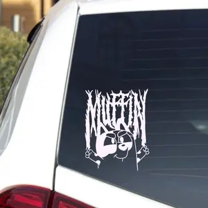 Muffin Blue Dog Vinyl Decal
