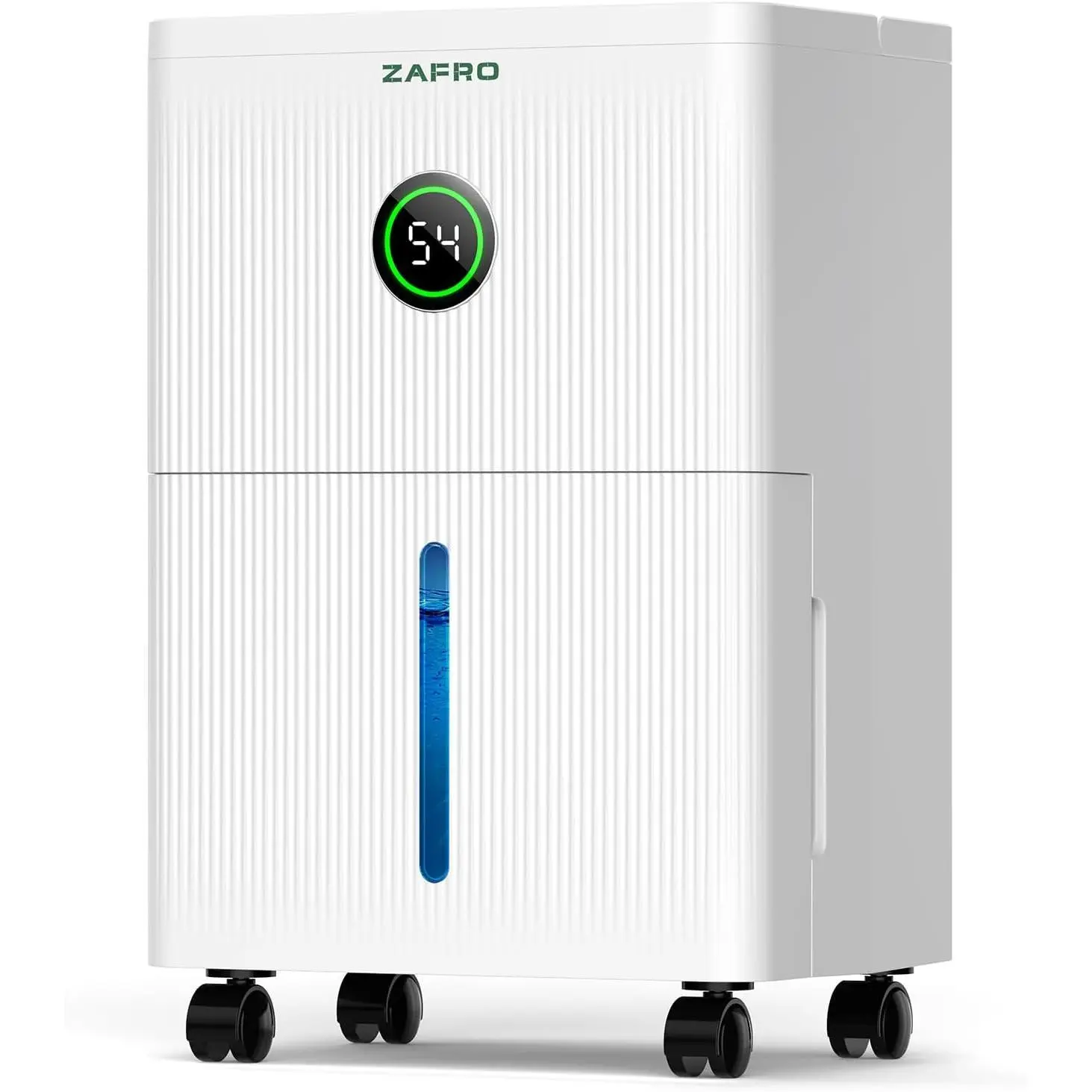 ZAFRO 21-Pint Energy-Saving Dehumidifier for Home & Basement, Ultra-Quiet 41dB, with Drain Hose, Auto/Manual Drainage, Auto Defrost, 3 Modes, Dry Clothes Function, 24Hr Timer