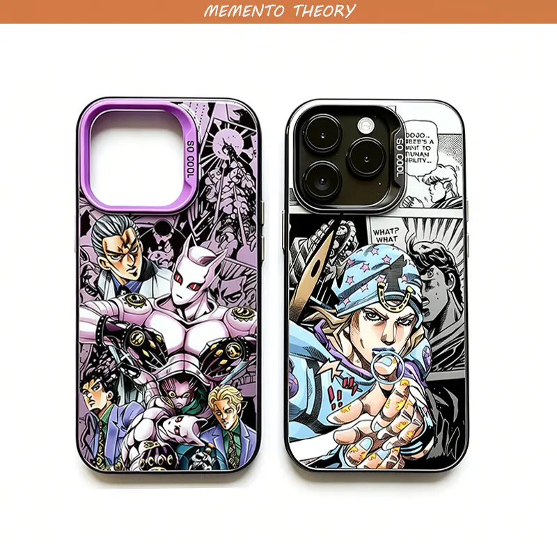 Anime JoJo's Bizarre Adventures Trendy Smartphone Case - Stylish, Durable Handheld Cellphone Protection Cover, Ideal Christmas Gift for iPhone 11-17 by Covey Studio, Devices