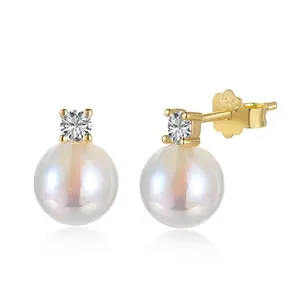 Pearl Crown Studs