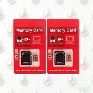 Memory card with adapter: Micro SD card, micro TF adapter for vehicle Bluetooth device data, compatible with motion recorder video, PC files, supports portable game console storage.