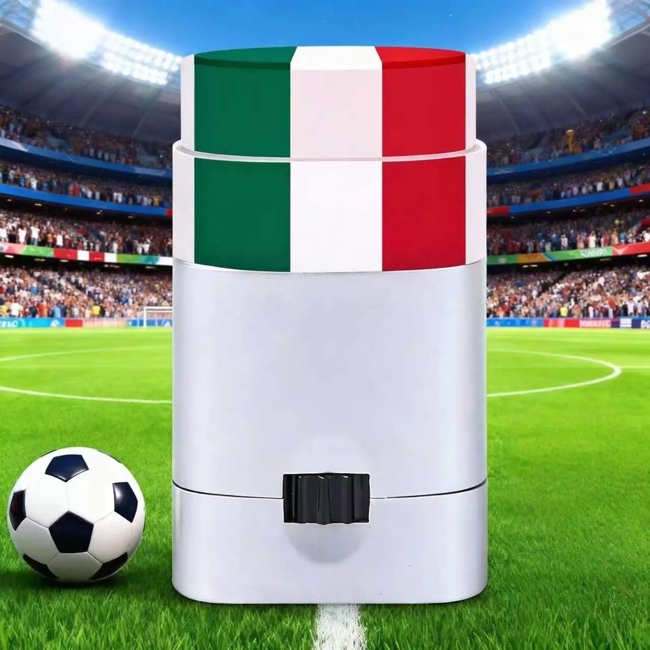 Mexico face painting ，2026  football , midsummer, Top 16 favorite winning countries, football, festival events, sporting event face paint sticks, suitable  national festivals and celebrations, makeup for one-unisex