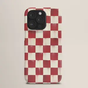 Society6 x Mackenzie Childs Cherry Check iPhone Case