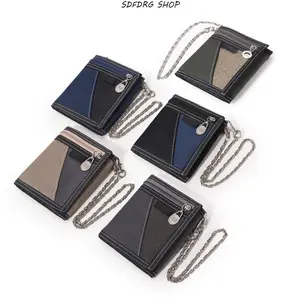 Men's Compact Canvas Short Wallet - Father’s Day Gift, Casual Zipper Wallet with Multi-Card Slots, Lightweight Durable Organizer for Daily Use & Travel