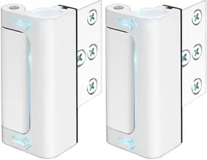 Door Lock for Front Door Kids Safety - Home Security Door Reinforcement Locks Child Proof for Doors Latches for Top of Inside Childproof Flip for Night Bedrooms Apartment Add Extra Lock