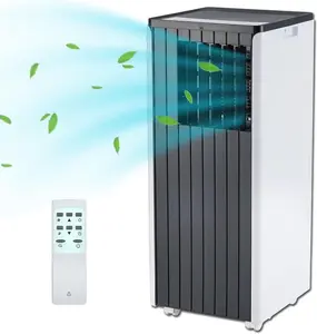 Gaomon 8000 BTU Rechargeable Portable Air Conditioner, Freestanding Campervan AC Unit with 3 Cooling Fans, Dehumidifier, Remote Control, Sleep Mode, LED Display, Cools Up to 350 Sq.Ft, Cooling Fan