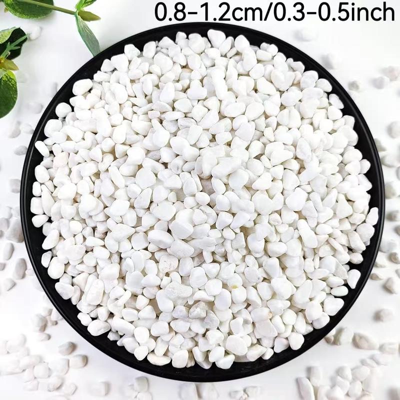 Natural Polished Pebbles 0.8-1.2cm, Mini Fish Tank Gravel, Succulent Cover Stone, Micro Landscape Decor, Vase Landscaping, Ecological Aquarium
