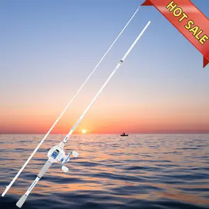 KastKing Centron Fishing Rod and Reel Combo,  Baitcasting Combos, IM6 Graphite 2Pc Blanks, Stainless Steel Guides with Ceramic Rings, Contoured EVA Handles & Fighting Butt