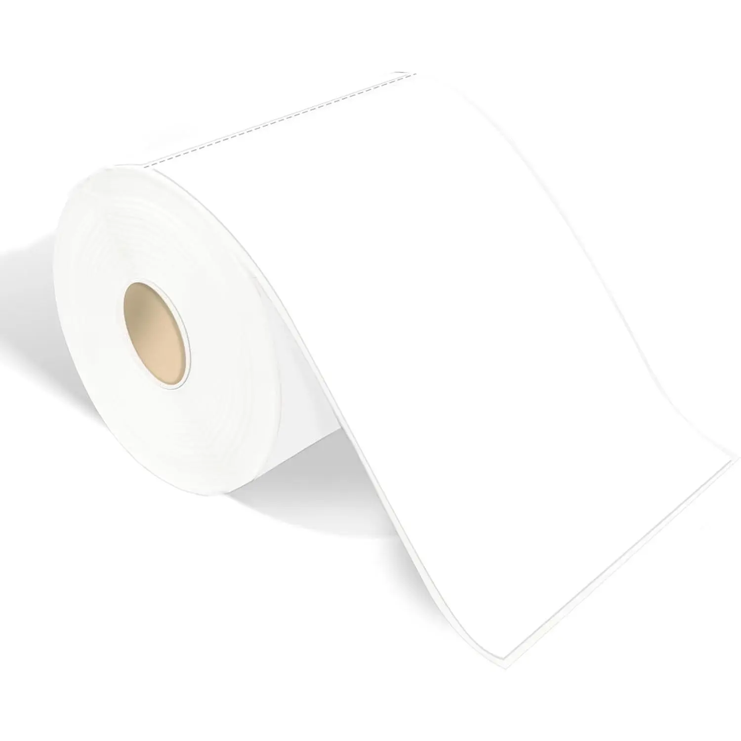 4x6 Inch White Removable Thermal Labels, Thermal Label Stickers,200 Sheets per Roll with Perforated Lines