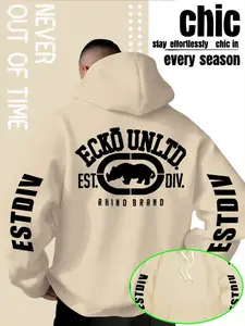 Men's Fall Winter Dark Art Print Hoodie, Fashionable and Practical, High-Quality Casual Wear, Perfect for Daily Use, Graphic Print Hoodie