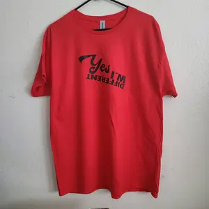 DTF Design Yes I'M Different Large T shirt