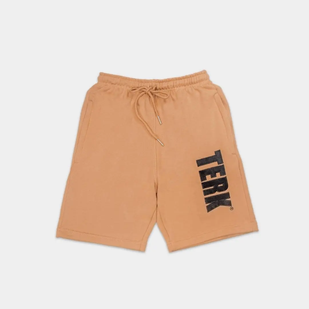 TERK Camel Sweat Shorts — Black