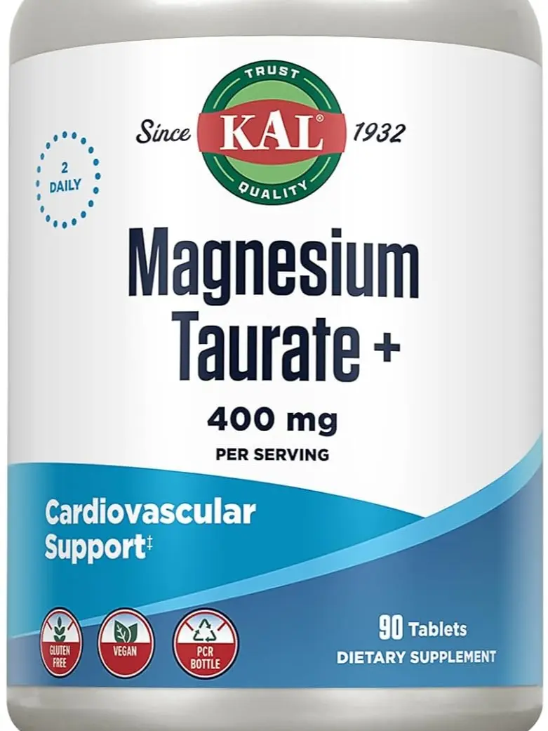 KAL Magnesium Taurate Plus 400 mg 90 Tablets KAL Magnesium Taurate Plus 400 mg 90 Tablets