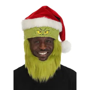 Dr. Seuss Grinch Santa Adult Costume Hat