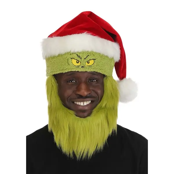 Dr. Seuss Grinch Santa Adult Costume Hat