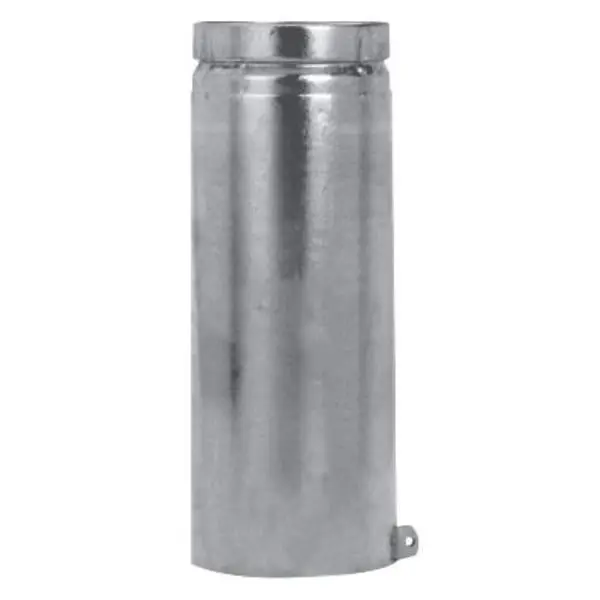 DuraVent 6BV12A Galvanized Metal B-Vent Adjustable Pipe Vent, 6x12 in., for Fireplaces & Chimneys, Absorbs Linear Expansion, Easy Disassembly, Aids to Maintain Clean and Repair Stoves