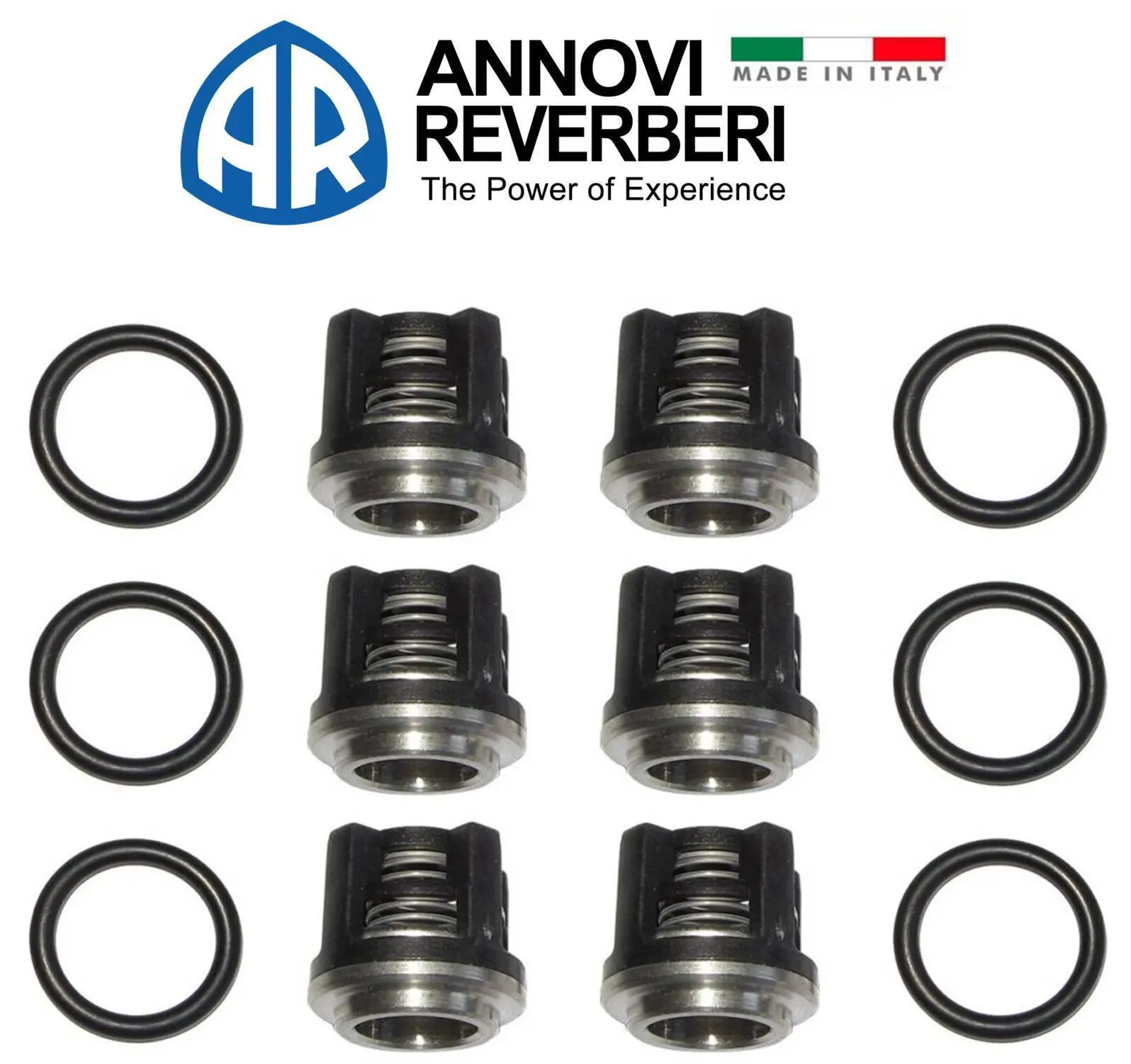 AR1828 Check Valve Kit ORIGINAL Annovi Reverberi Fits RRV, RKV, XRCV Models 18mm