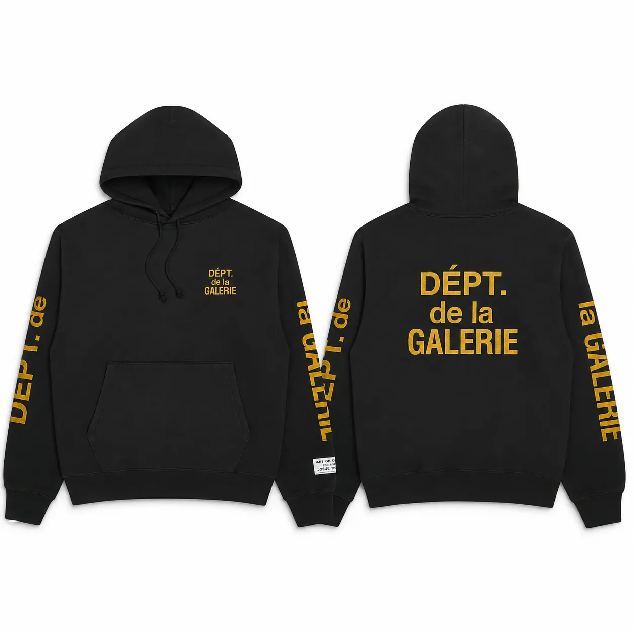 Gallery Dept Hoodie, Premium Streetwear Pullover, Unisex Heavyweight Hooded Sweatshirt, Casual Urban Fashion