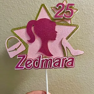 Barb personalized Cake Topper
