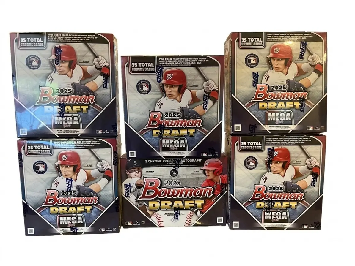 Baseball  BREAK 632 - 2025 BOWMAN DRAFT BREAKERS DELIGHT 5X BOWMAN DRAFT MEGA BOX