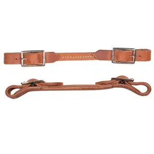 Schneiders Harness Leather Square Buckle Curb Strap