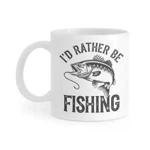 Fishing Coffee Mug for Men - Ceramic Funny Fishing Mug for Men 11oz - Fish Mug, Fishing Cup - Gifts for Men Who Love to Fish, Gifts for Men Who Have Everything D7
