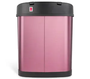 Touchless Stainless Steel Trash Can 3.2 Gallon Motion Sensor Garbage Bin