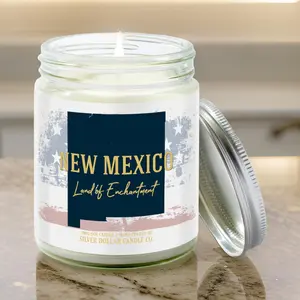New Mexico State Candle - Missing Home and Nostalgia Candle - 9/16oz 100% All-Natural Handmade Soy Wax Candle
