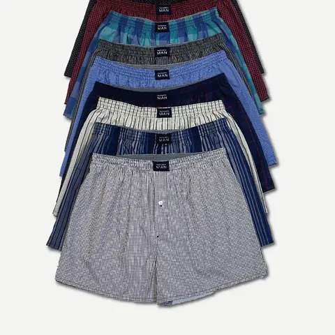 Men's Loose Fit Casual Style Underwear Polyester Set, Random Print Design, Suitable for All Seasons, Ideal for Home Wear & Outdoor Activities