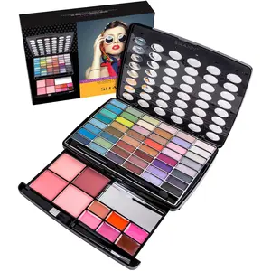 SHANY Glamour Girl Makeup Kit Eyeshadow Beauty Palette with Eye shadows, Blushes, Lipstick Lip-gloss , Make up Mirror, Cosmetics applicators, Premium Gift Packaging - Glamour