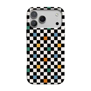 Casely iPhone 17 Pro Case | Old Skool | Retro Checkerboard | Compatible with MagSafe | Classic Ultra Thin Design