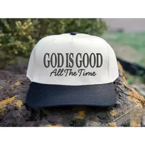 God is Good Embroidered Hat | Christian Faith Trucker Hat | Inspirational Religious Snapback Cap, Hats For Women, Trucker Hats Women