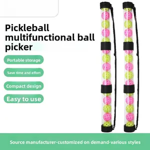 Telescopic Pickleball Ball Retriever - No Bending Over Upper Picker - Lightweight Aluminum Alloy Ball Collector Tool for Pickleball Paddles & Rackets Accessories