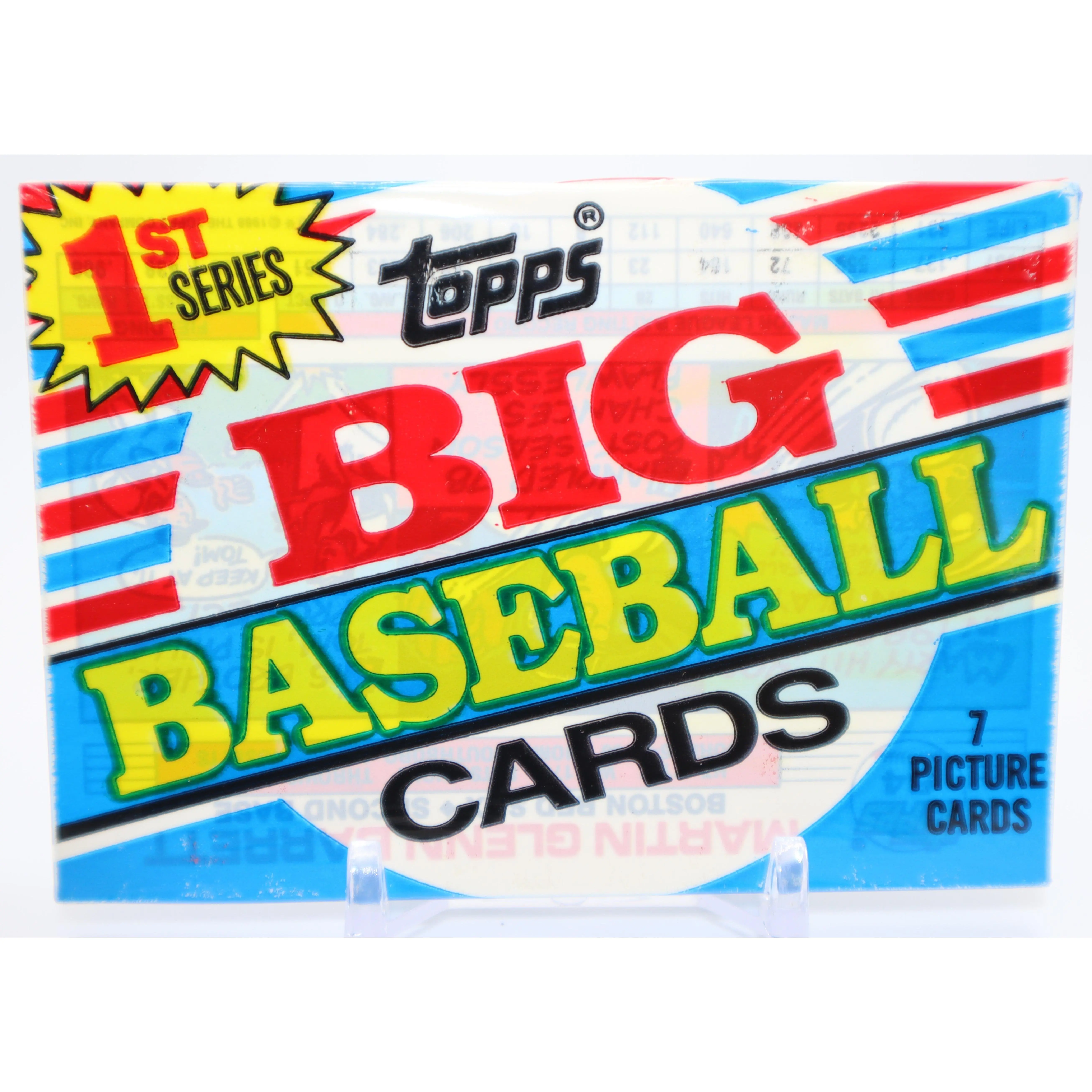 1989 Topps BIG Series 1 Sports Card Pack, Contains 7 Baseball Trading Cards, Sports Card Packs