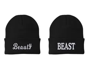 Beauty Beast Couples Beanies Valentines