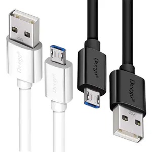 Micro USB Cable, 2Pack Extra Long Android Charger Cable 10Ft 6Ft, Charger Cord Fast Android USB Charging Cable Compatible with Samsung Galaxy S7 Edge S6 S5 and More
