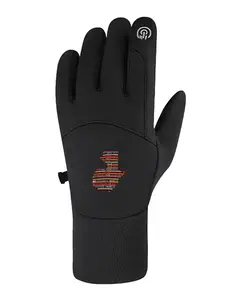 Authentic Guatemalan Mayan Graphic Thick thermal bike gloves windproof anti slip for outdoor working and daily cycling