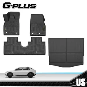 TPE All Weather Cargo Liner Floor Mats Fit For  21-24 Ford Mustang Mach E 21-24