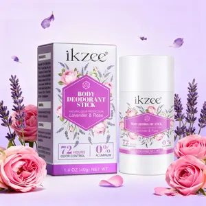 Ikzee Deodorant Stick, Long-Lasting Fresh Scent, Odor Cover-Up, Suitable for Heavy Sweating, Body Deodorizer, Stick Form