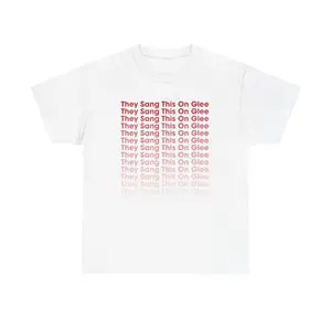 Glee Logo T-Shirt Unisex Musical TV Series Shirt Gleek Fashion Top