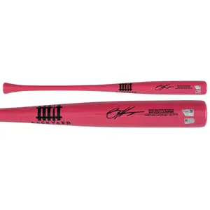 Bryce Harper Philadelphia Phillies Autographed Player-Issued Pink Backyard Bat from the 2025 MLB Season - Fanatics Authentic Certified