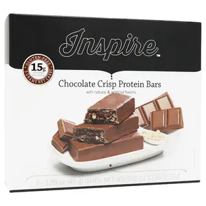 Inspire Low Carb Protein & Fiber Bars by Bariatric Eating - Chocolate Crisp