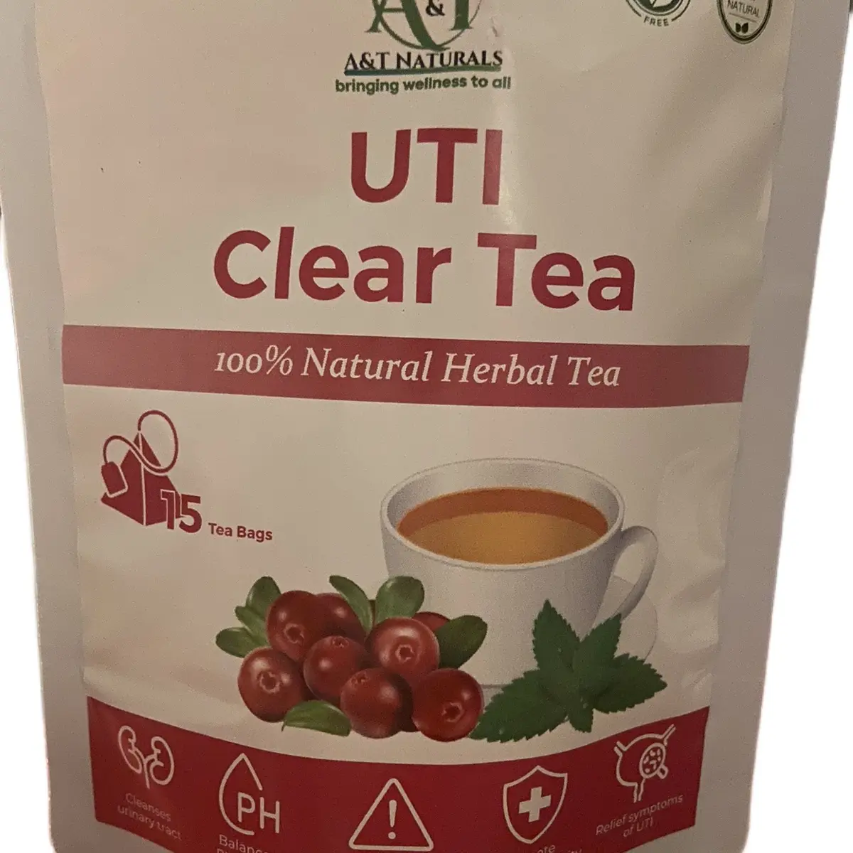 Organic A&T Naturals UTI Tea - Health Drink for Women - Beverage