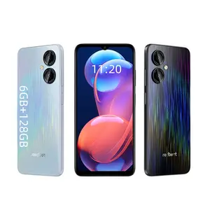 Redbeat D5 6.52'' HD Smartphone with Phone Case, 3GB RAM+128GB ROM Storage Android Phone with 8-Core Processor & 5000mAh Battery, Dual SIM Card Slots Phones with 5+13MP Camera