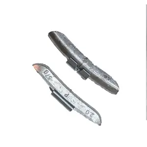 P Style 2.00oz, Lead Clip on Wheel Weights, Uncoated, 25Pcs/Box, Balancing Tire Weight Tyre