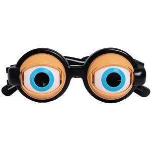 Crazy Eyes Glasses, Winking Glass, Novelty Shaking Eye Glasses, Funny Sunglasses for Adults, Blinking Glass for Party and Performances, Party Event Props