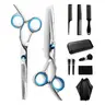 Hair Cutting Scissors Kits, 11 Pcs Stainless Steel Hairdressing Shears Set Professional Thinning Scissors For Barber/Salon/Home/Men/Women/Kids/Adults Shear Sets Hair Styling Barber Haircut Kit Barber Equipment Haircutting Kit